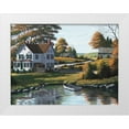 thumbnail image 1 of Saunders, Bill 18x15 White Modern Wood Framed Museum Art Print Titled - Along the Riverbank, 1 of 4