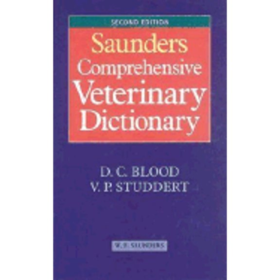 Pre-Owned Saunders Comprehensive Veterinary Dictionary (Hardcover) 0702024422 9780702024429