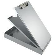 Saunders Metal Storage Clipboard, Made in USA, 2 Tier, Low Profile Clip, Legal, Silver