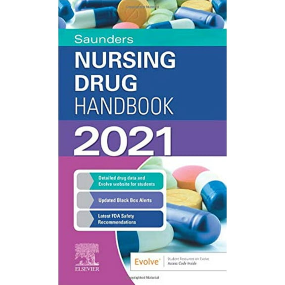 Pre-Owned Saunders Nursing Drug Handbook 2021 (Paperback) 0323757286 9780323757287