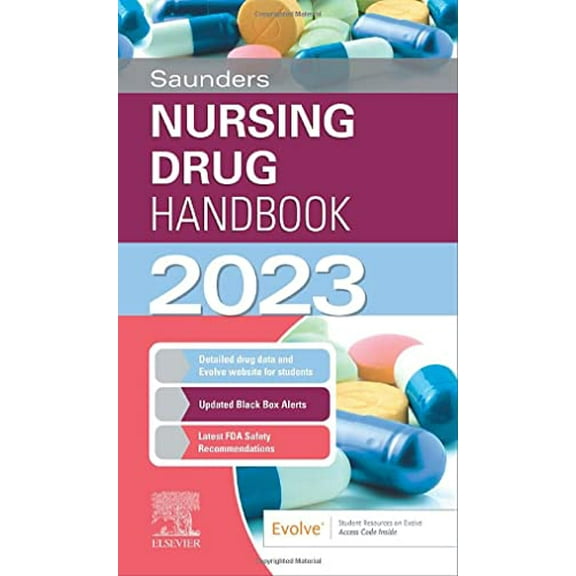 Pre-Owned Saunders Nursing Drug Handbook 2023 (Paperback) 032393076X 9780323930765