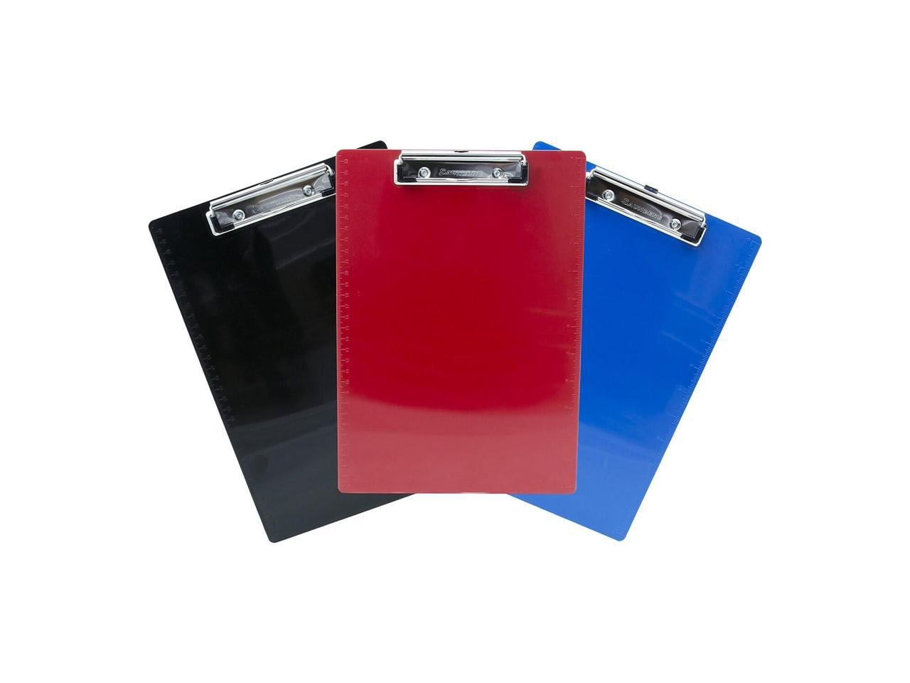 Saunders Plastic Clipboards Letter Size Red/Bl SAU22601