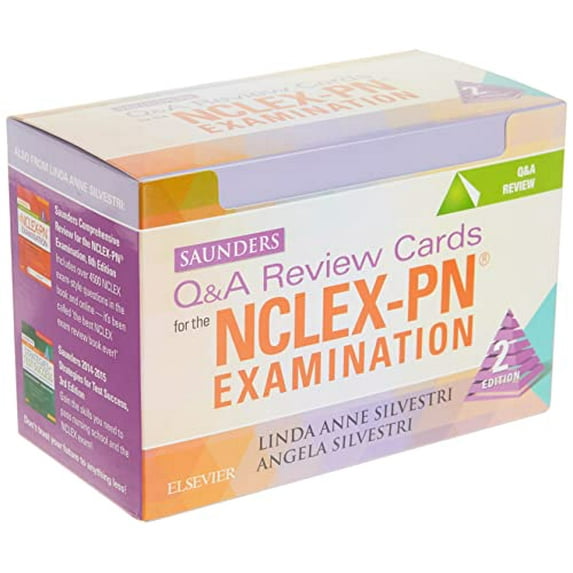Pre-Owned Saunders Q&A Review Cards for the NCLEX-PN Examination, 9780323290616, 0323290612, Paperback, 2 edition