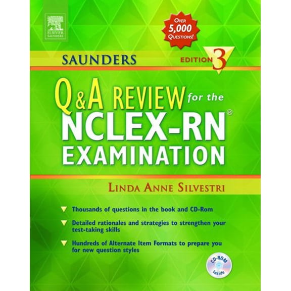 Pre-Owned Saunders Q & A Review for the Nclex-Rn(r) Examination: Saunders Q & A Review for the Nclex-Rn(r) Examination [With CDROM] (Paperback) 0721603521 9780721603520