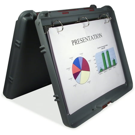 Saunders, SAU00480, Ringmate Portable Presentation Desktop, 1 Each, Charcoal Gray