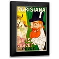 thumbnail image 1 of Saunier, J. 11x14 Black Modern Framed Museum Art Print Titled - Parisiana / Paris voyeur, 1 of 5