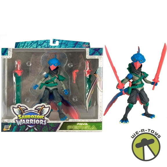 Saurozoic Warriors W2 Pava Pergia Ninja Archaeopteryx Action Figure Boss Fight