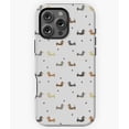thumbnail image 1 of Sausage Dogs and Paws Pattern Phone Case for iPhone 16 15 14 13 12 11 Pro Max, 1 of 2