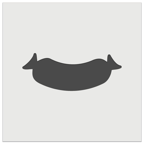 Sausage Link Solid DIY Cookie Wall Craft Stencil - 7.0 Inch