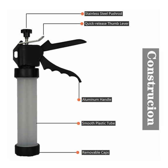 Sausage Maker Jerky Shooter Aluminum Alloy Jerky Gun With 2 Different Stuffing Nozzles For Beef Jerky Fans Gifts