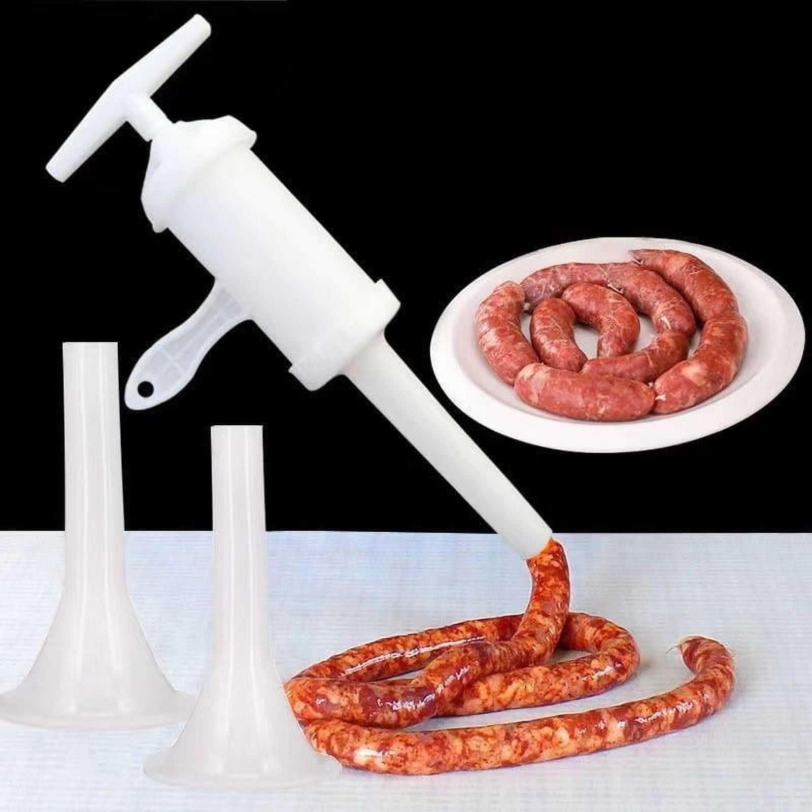 Sausage Maker Sausage Stuffer Jerky Gun Manaul Meat Syringe Home Sausage Tool WA
