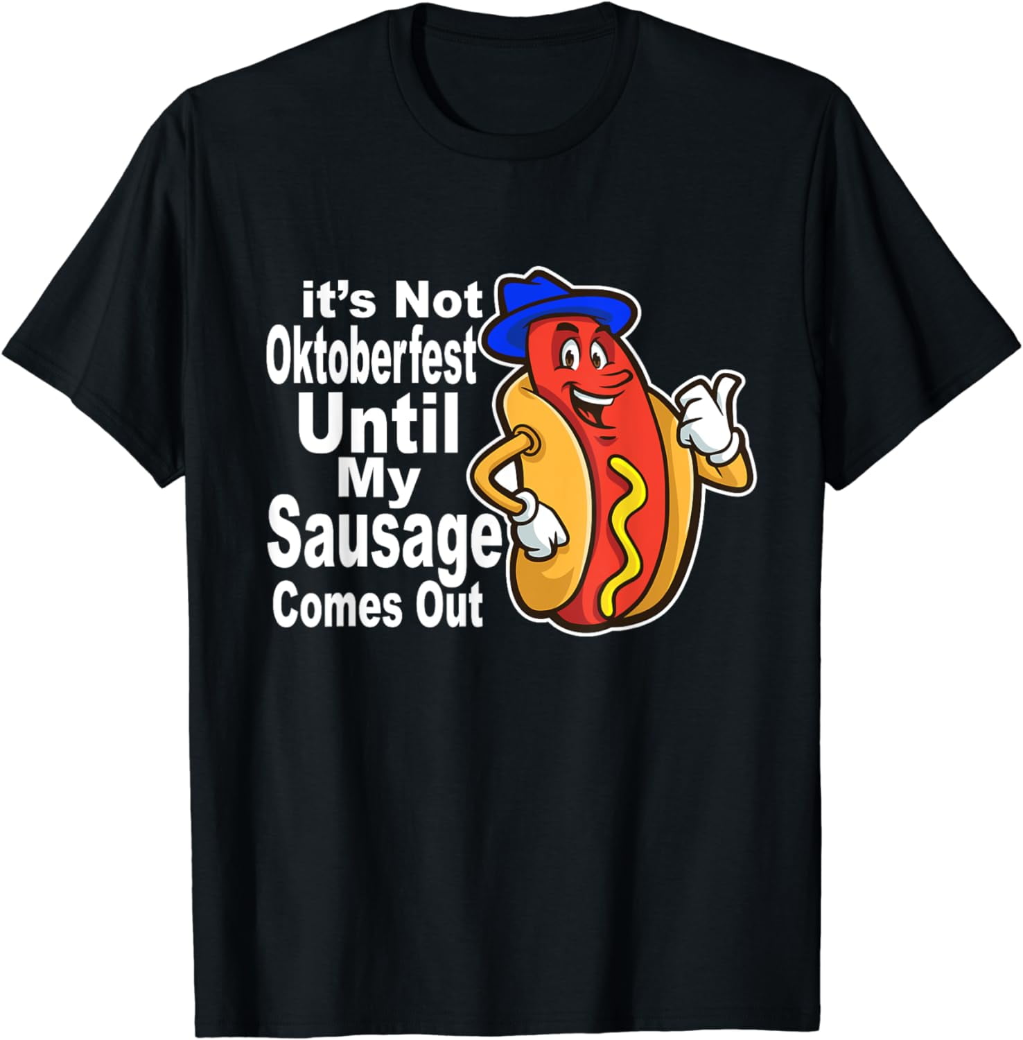 Sausage Meme Oktoberfest Costume Funny Joke Bavarian German T-Shirt ...