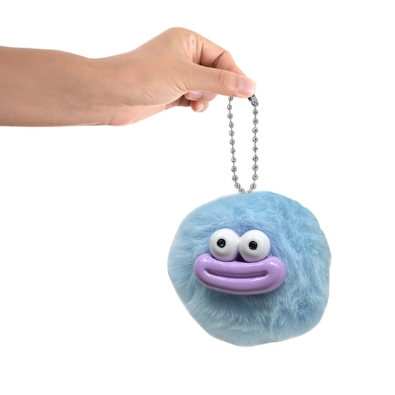 Sausage Mouth Pompoms Keychain Eye Catching Toy Suitable for Key Bags Backpacks Treasure Boxs