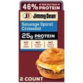thumbnail image 1 of Jimmy Dean Protein Breakfast, Sausage, Egg, Cheese Croissant, Fully Cooked Frozen Sandwiches, 2 Count, 1 of 17