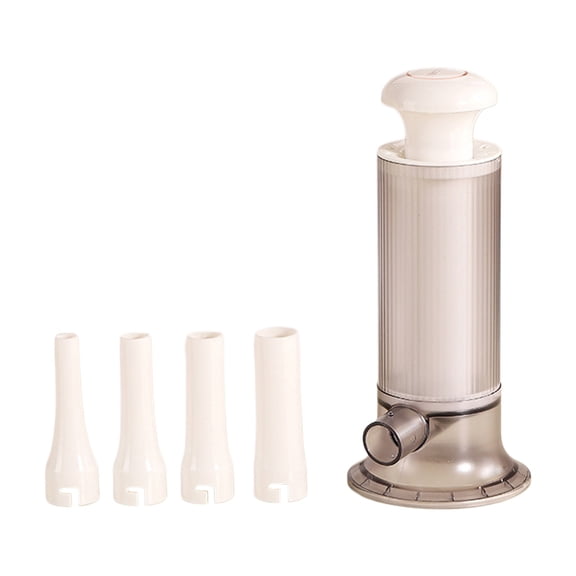 Sausage Stuffer Machine with 4 Stuffing Tubes Vertical Homemade Sausage Maker Tool Kit for Household Kitchen Cooking
