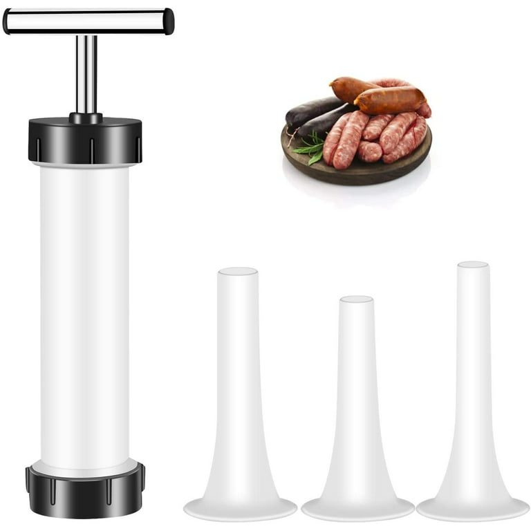 6 Lbs/3 Kg Kitchen Gadgets Stainless Steel Sausage Filling Machine Manual  Sausage Meat Stuffer Sausage Maker Syringe Set - Meat & Poultry Tools -  AliExpress