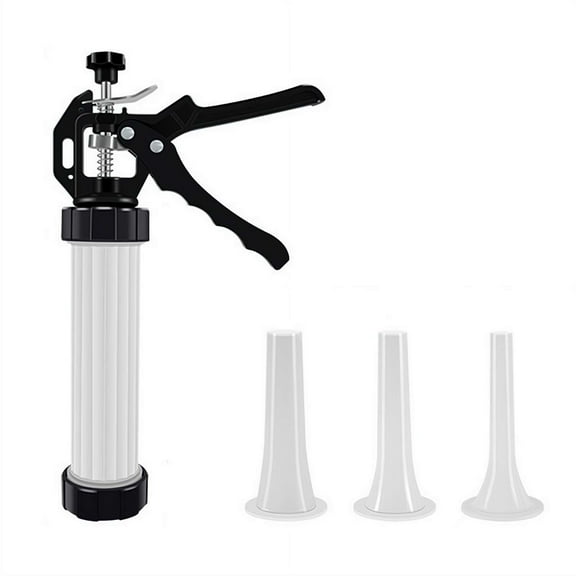 Sausage Stuffer Manual Maker Plastic Meat Filler,Sausage Stuffer Meat Filler Hand Operated Salami Maker,Fast Meat Kitchen Filling Stuffer for Use Machine,Food Sausage Household Tool Grade AUGP