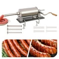 thumbnail image 1 of 4L Manual Meat Sausage Stuffer Maker Horizontal Commercial Filler Large Capacity Sausage Stuffer, 1 of 24