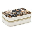thumbnail image 1 of Sausage Whole Velvet Portable Jewelry Box with Removable Compartment - Ultimate Gift for Bracelet and Earring Organization, 1 of 7