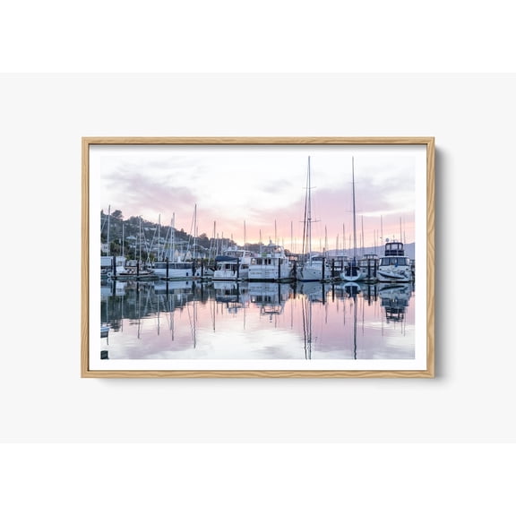 Sausalito Photography Bay Area Print Harbor Sunset Waterfront Photography San Fransisco Print Boat Home Decor Fine Art