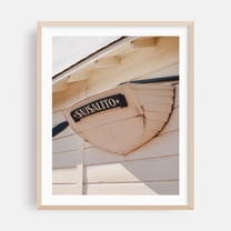 Sausalito Ship - Sausalito California Photography Oak Framed Wall Art Print 24 x 30 inches