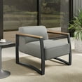 thumbnail image 1 of Sauve Armchair in Charcoal Light Gray, 1 of 7