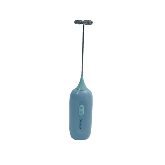 Sauxo Handheld Electric Milk Frother, Electric Foam Maker Frother for Coffee, Matcha, Lattes, Cappuccino