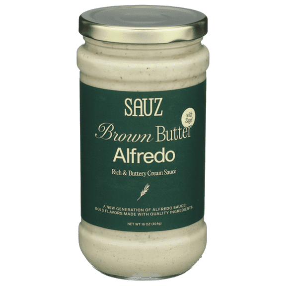 Sauz Sauce Paste Sugar Bean Butter Alfredo 15 oz (Pack of 6)