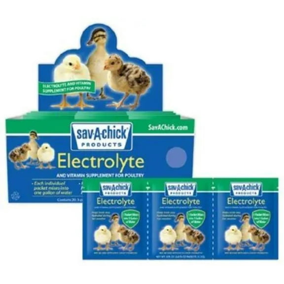 Sav-A-Chick Poultry Vitamins Electrolytes Supplement 20-Pack