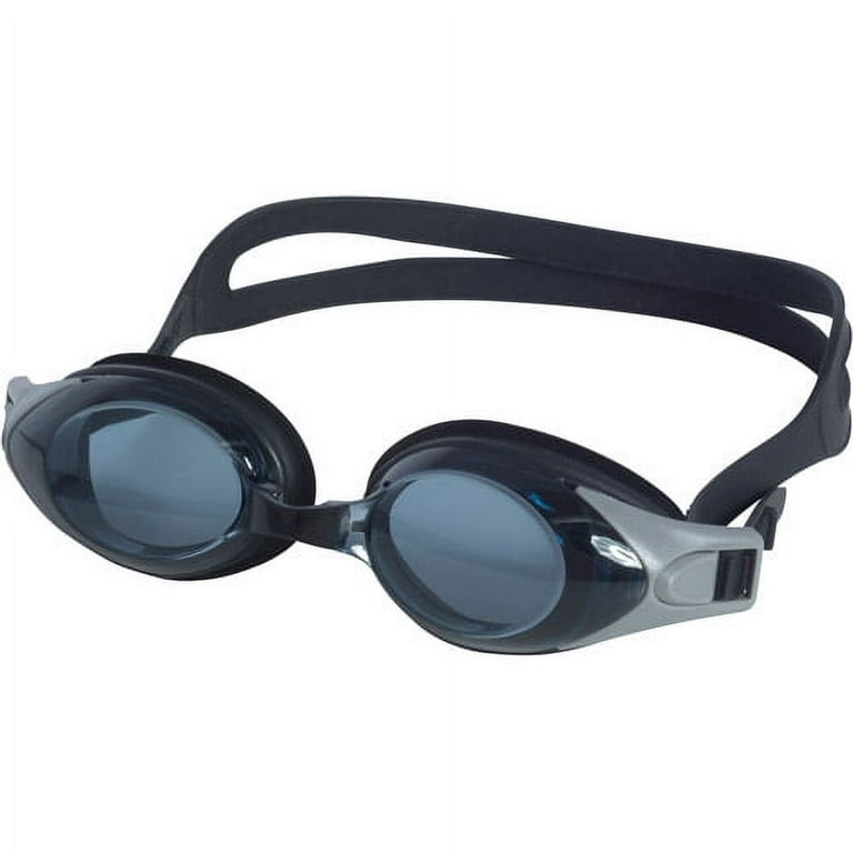 SavCo Optical Rx Black Swim Goggles for Kids, Teens Adults