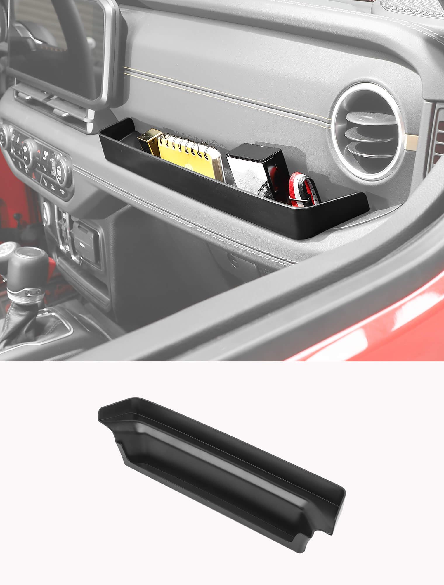 Savadicar Door Handle Storage Organizer For Jeep Wrangler JK/JKU (2007-2010) - Set Of 4, Black - View #14