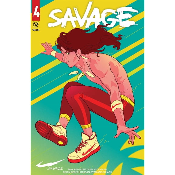 Savage (2020) #4 Cvr B Ganucheau Valiant Entertainment Llc Comic Book