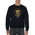 thumbnail image 1 of Savage Artistic Lion Design Sweatshirt Men -GoatDeals Designs, Male Medium, 1 of 4