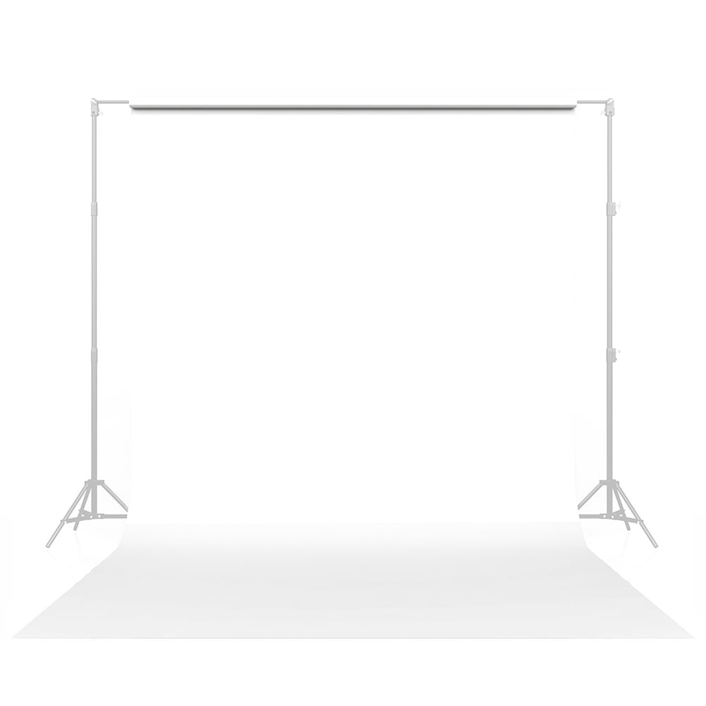 Savage Seamless Paper Photography Backdrop - #66 Pure White (107 in x 36 ft) Made in USA