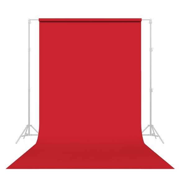 Savage Seamless Paper Photography Backdrop - #8 Primary Red (86 in x 36 ft) for Youtube Videos, Live Streaming, Interviews and Portraits - Made in USA