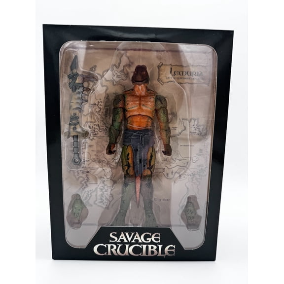 Con Exclusive Savage Crucible Savage Lemurian 6-Inch Action Figure -FIRST WAVE- Highly Articulated Collector Figure NEW