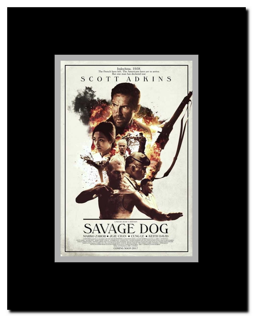 Savage Dog Framed Movie Poster