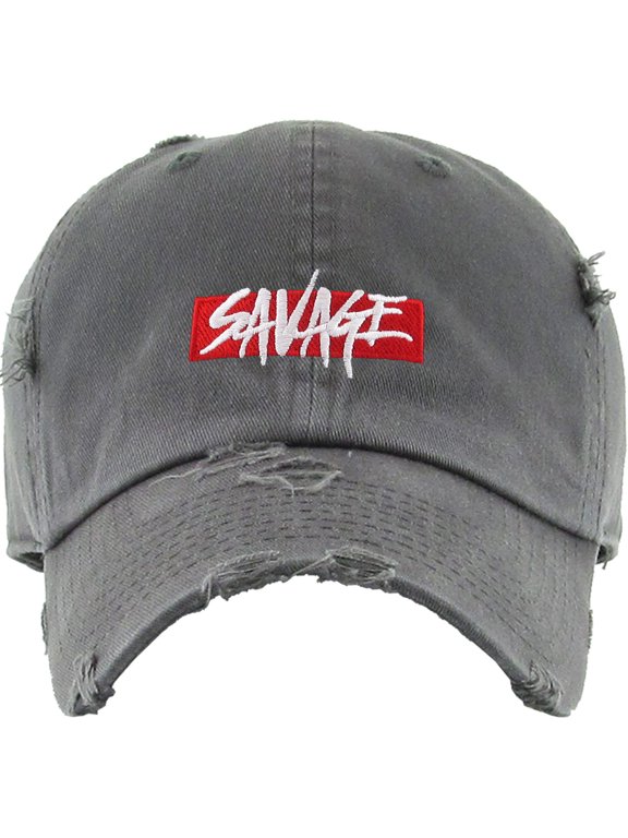 Savage Embroidery Vintage Dad Hat
