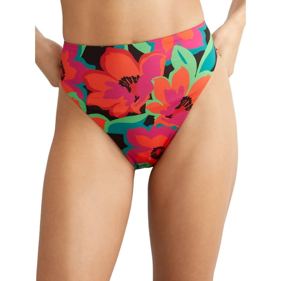 Savage Gardener High-Waist Bikini Bottom Swimsuit