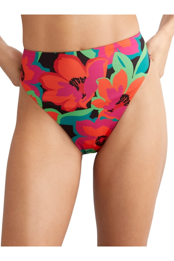 Savage Gardener High-Waist Bikini Bottom Swimsuit