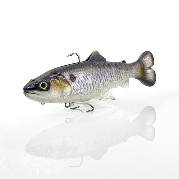 Savage Gear 3D Line Thru Pulse Tail Trout Pro, 8 in, American Shad