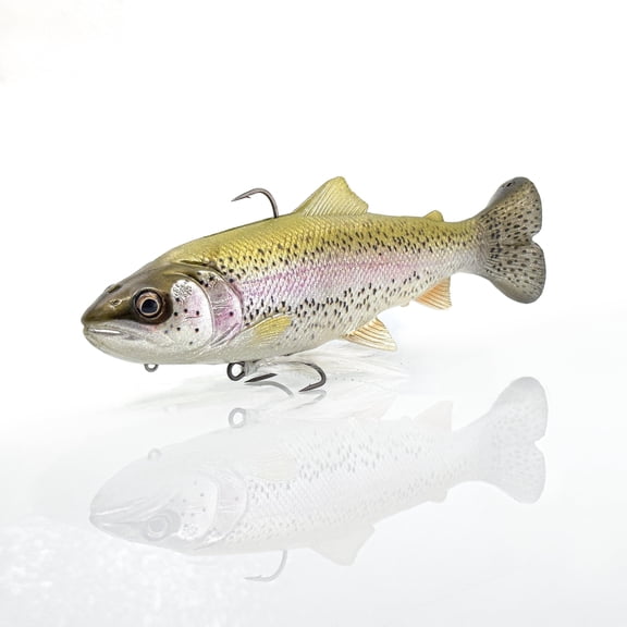 Savage Gear 3D Line Thru Pulse Tail Trout Pro, 8 in, Light Trout