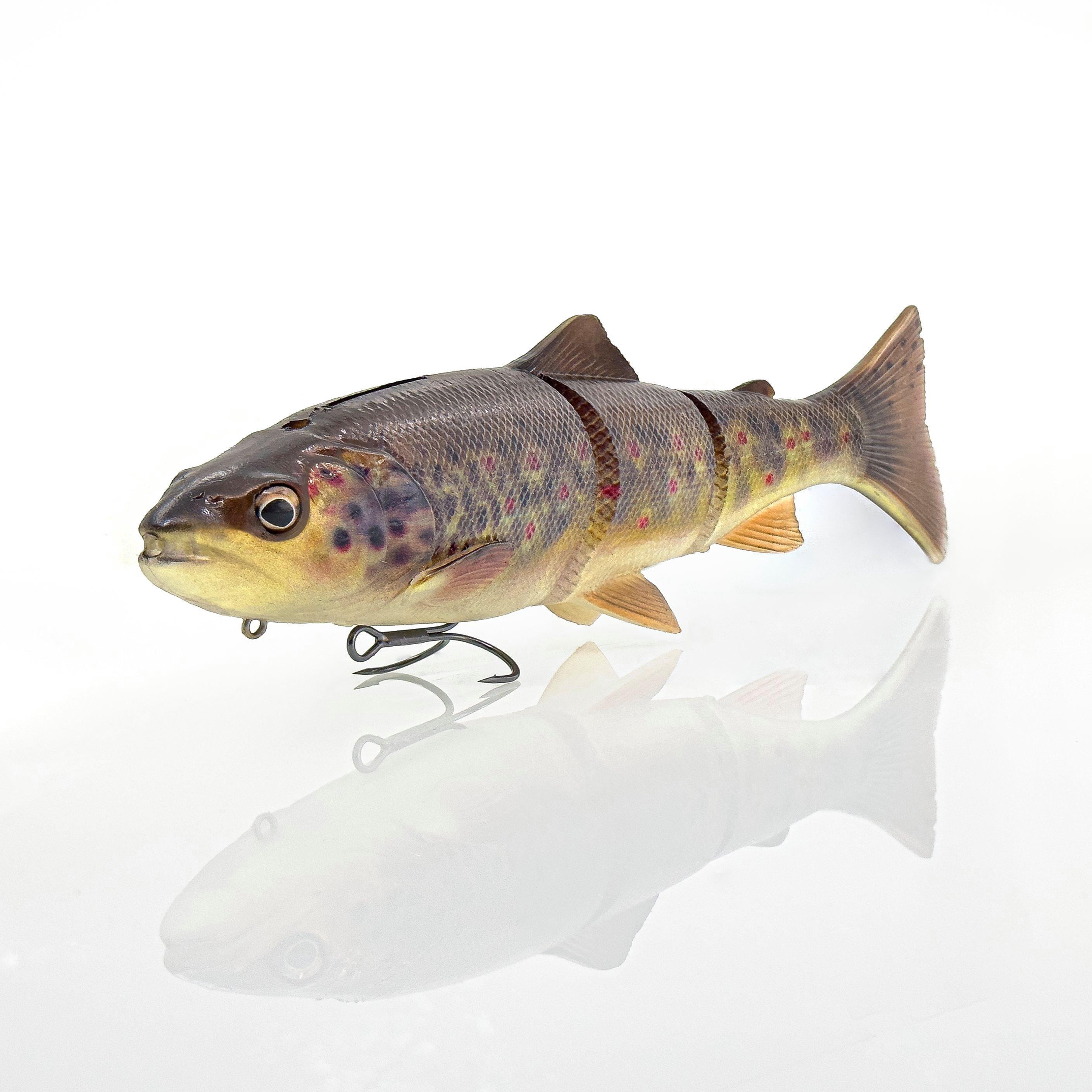 Savage Gear 3D Line Thru Trout Pro, 6 in, Brown Trout