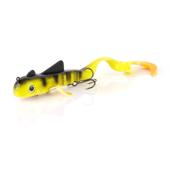 Savage Gear Alien Eel Fishing Soft Bait, 12 in, 5 oz, Yellow Perch, 1 Ct