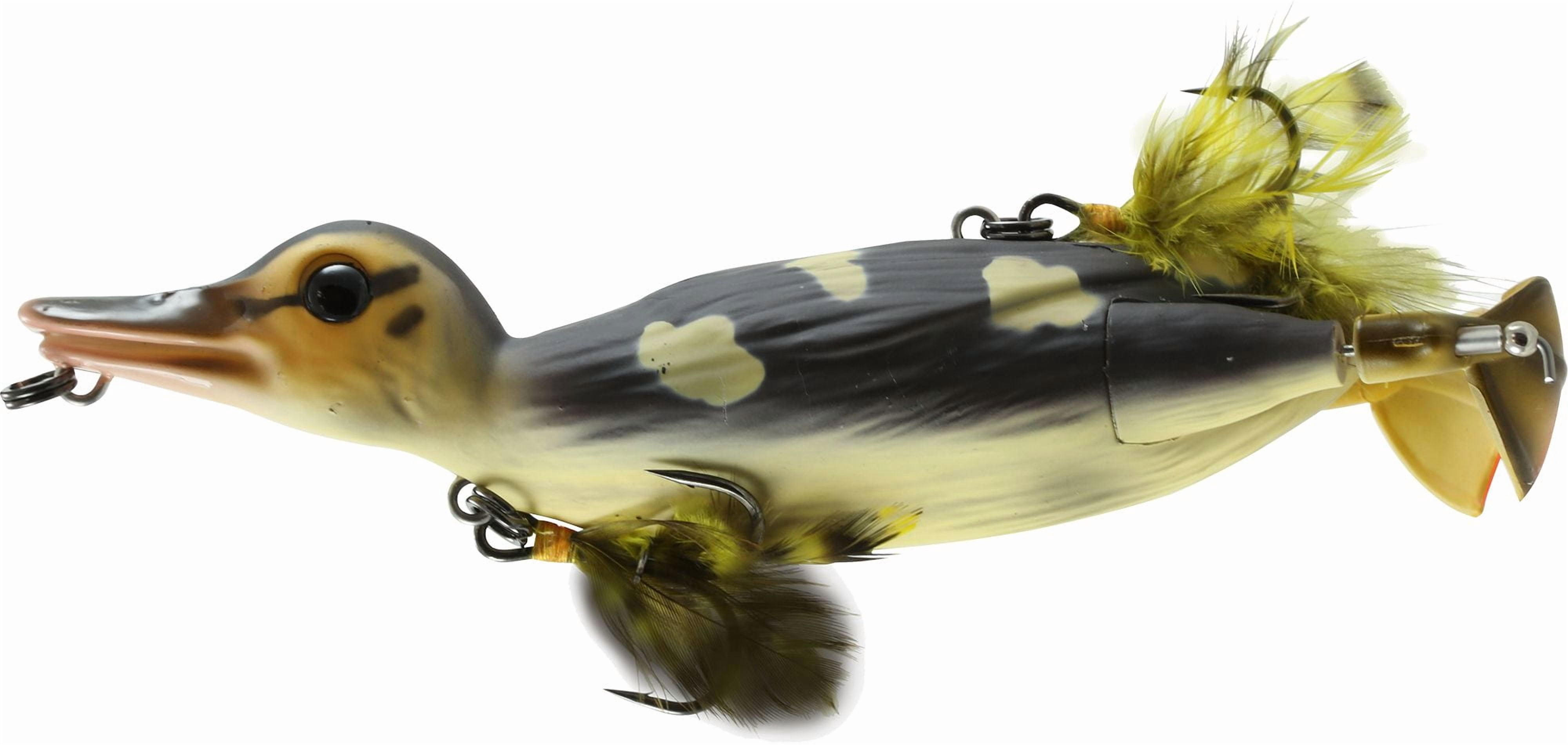 cree duck fishing lure Savage Gear 3D 6" Yellow Duckling the lure is designed Ducky Duck Junior Topwater Lure