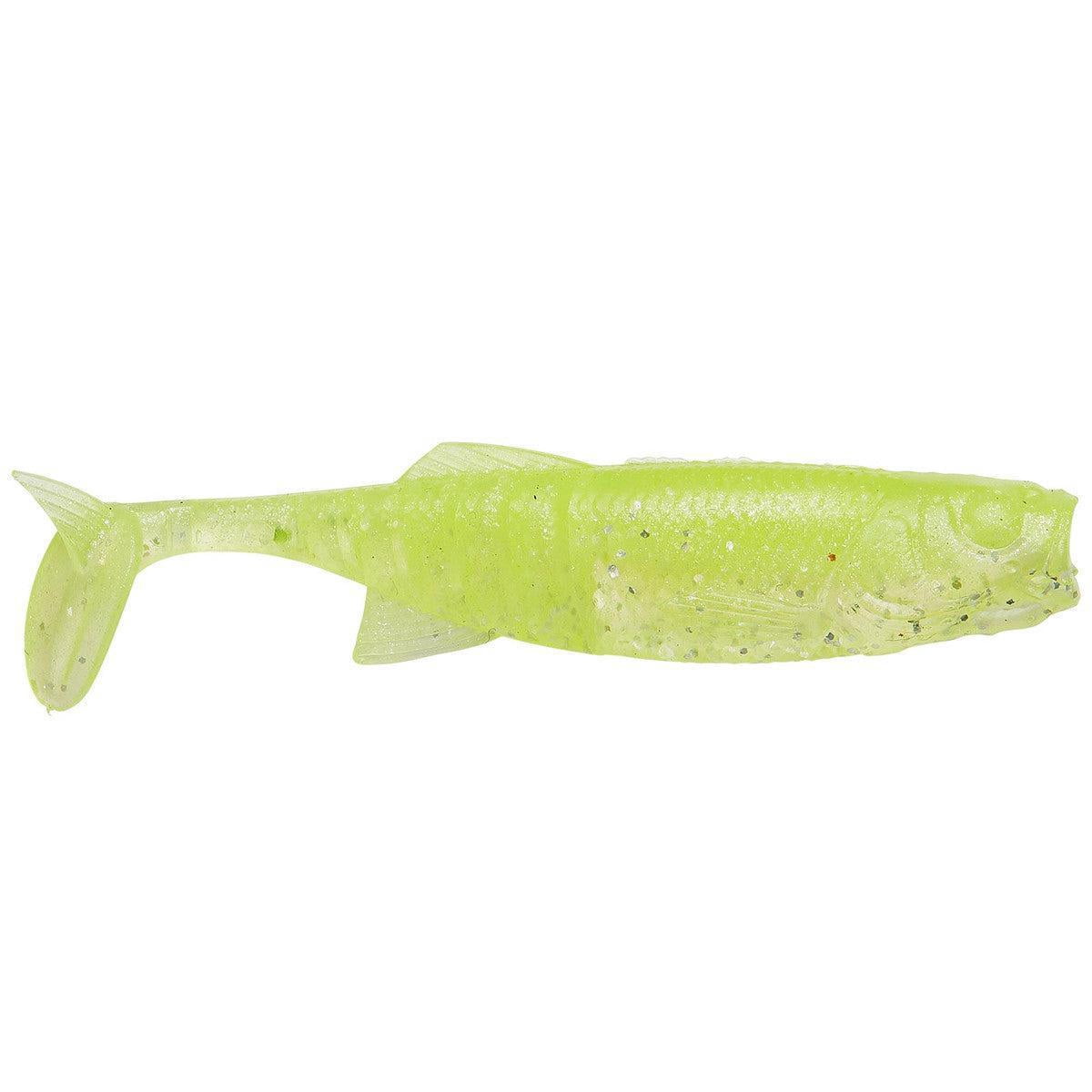 Savage Gear Ned Minnow 3" Clear Chartreuse Qty 5