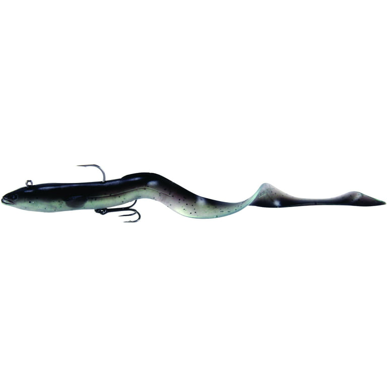 Savage Gear 3D Real Eel - Black Green Pearl - 8in