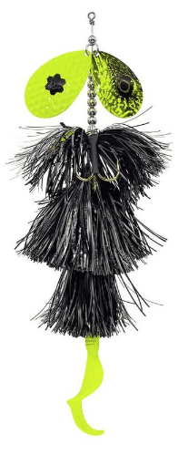 Savage Gear Savage Blade Double 9.5/8.5 Black Chartruese