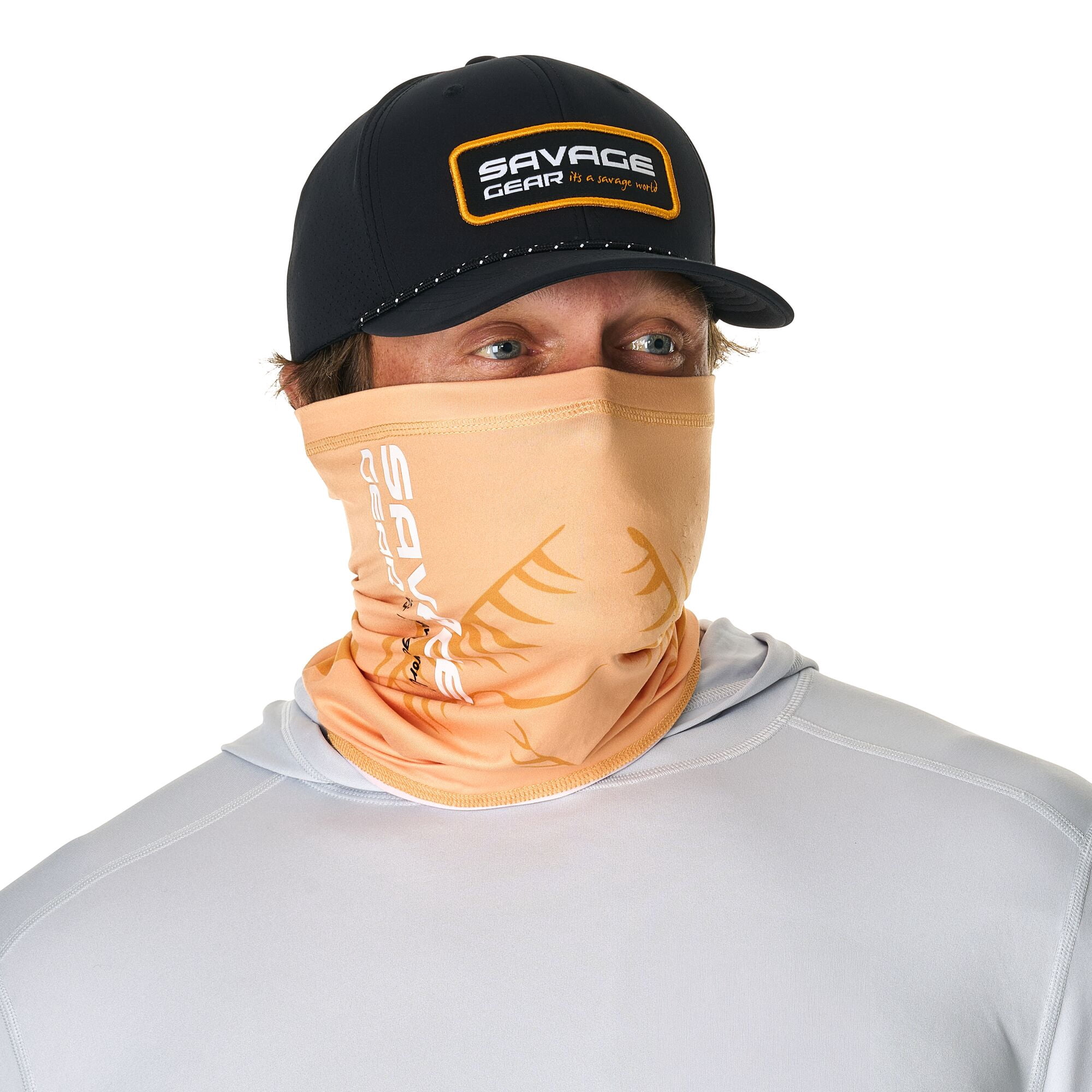 Savage Gear UPF Gaiter, Neck Accessory, Orange