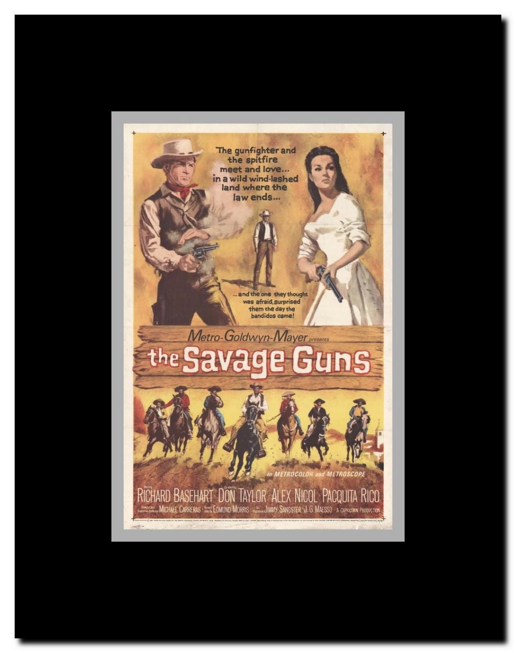Savage Guns The Framed Movie Poster